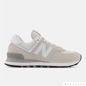 Womens new balance 574 core nimbus cloud white size 7